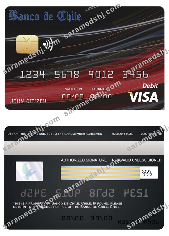 chile Banco de Chile bank visa card